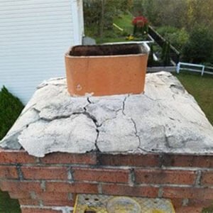 Chimney Cap Damage