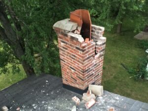 Cracked Chimney Crown